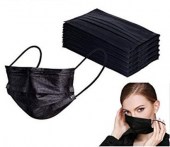 Μάσκες προστασίας αναπνοής 50 τεμάχια μαύρες